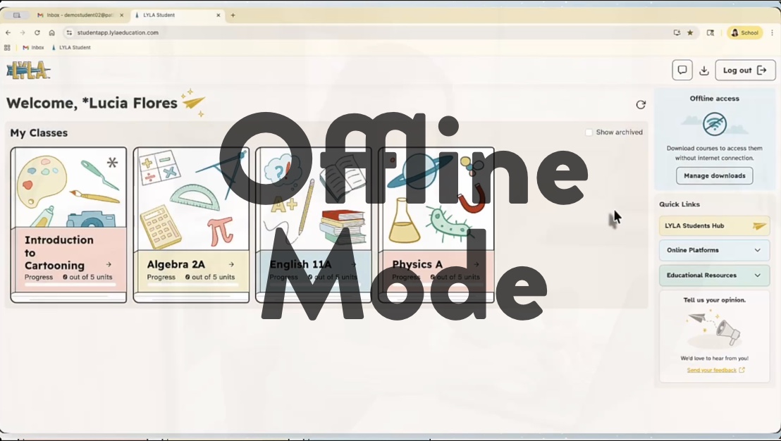 &nbsp&nbspOffline Mode
